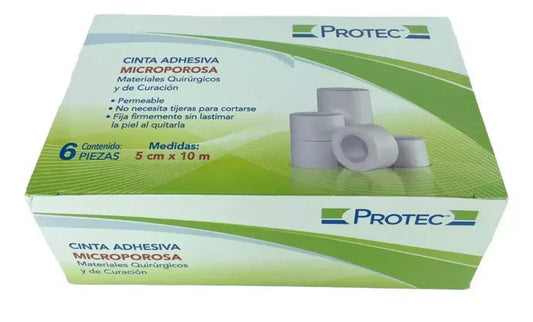 CINTA MICROPOROSA PROTEC 2" (5.00CM X 10M)