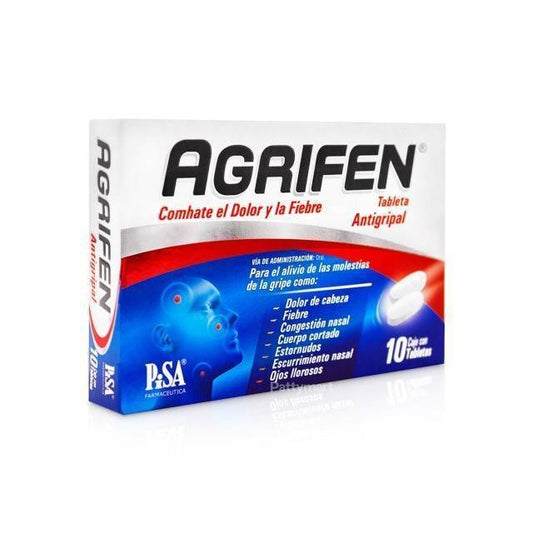 AGRIFEN 500/25/5/4 MG 10 TAB