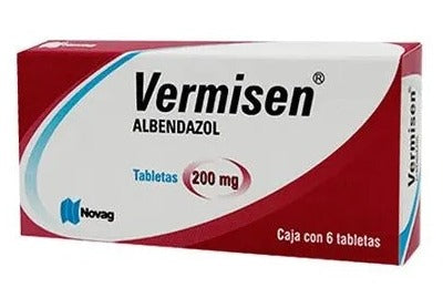VERMISEN C/6 TABS 200MG