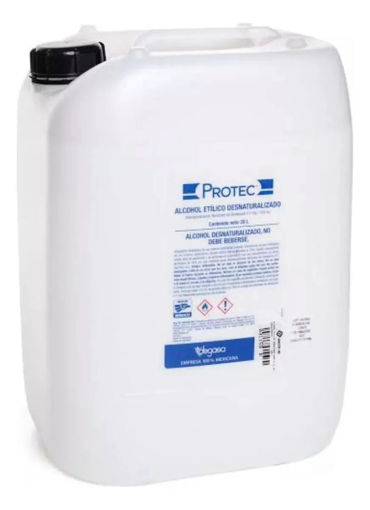 ALCOHOL DESNATURALIZADO 20 LTS PROTEC
