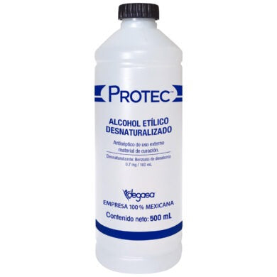 ALCOHOL DESNATURALIZADO PROTEC BOTE 500 ML