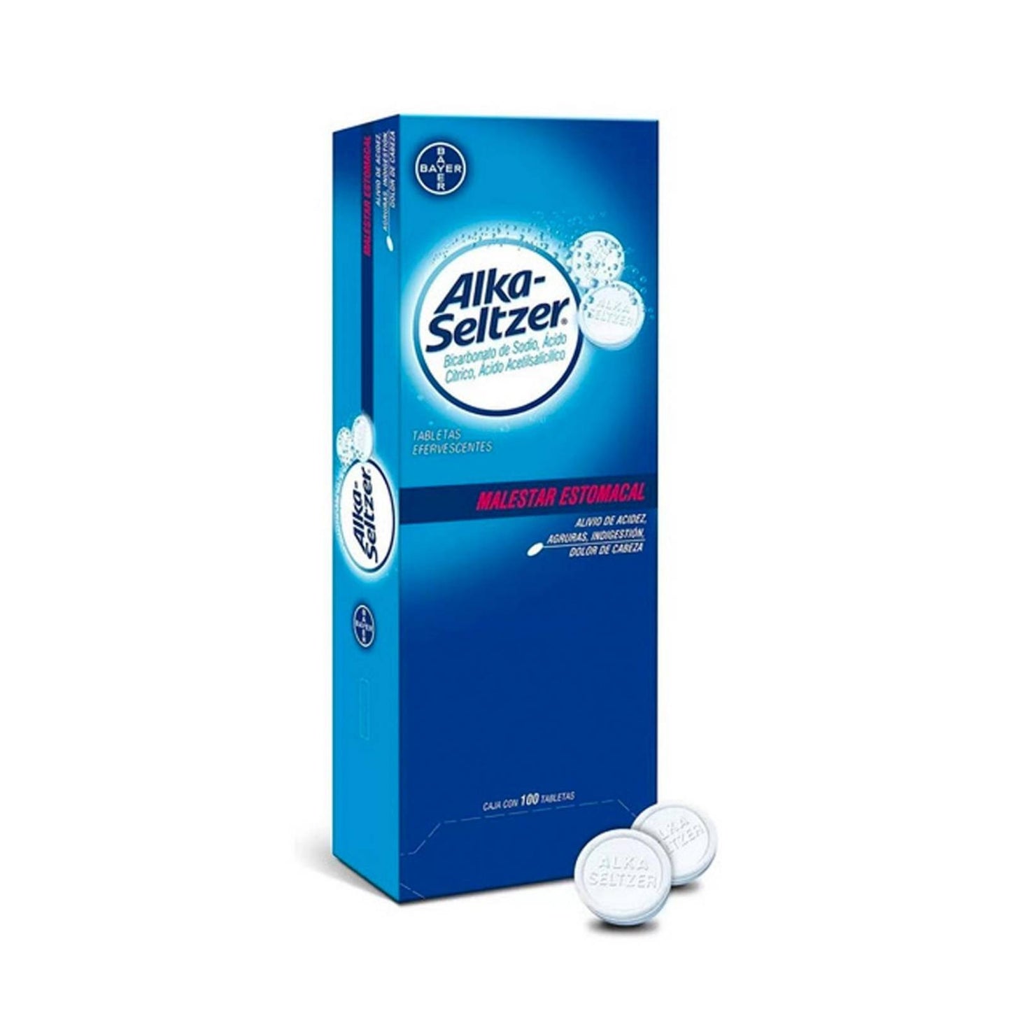 ALKA-SELTZER EXHIBIDOR C/100 TAB