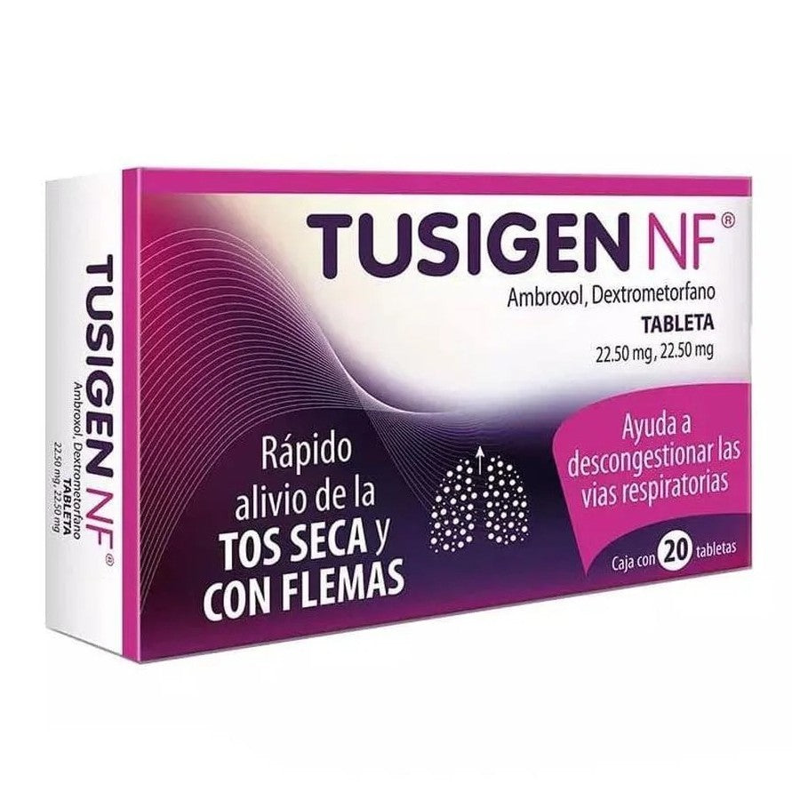 TUSIGEN NF C/20 TABS 22.5/22.5 MG.