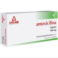 AMOXICILINA 500 MG 12 CAPS