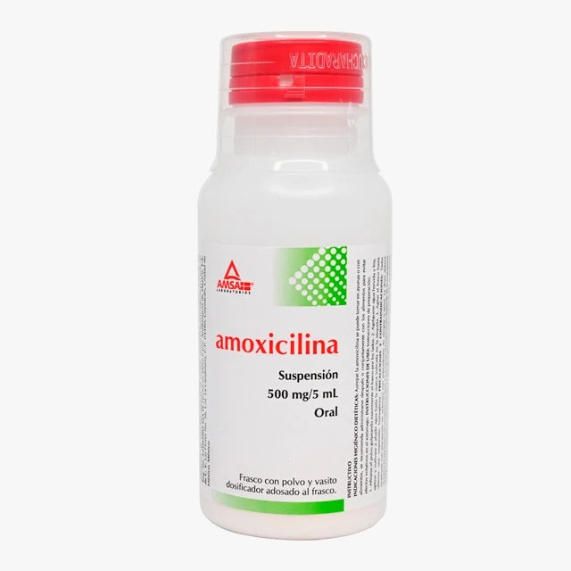 AMOXICILINA SUSP FCO 75 ML 500 MG/5 ML