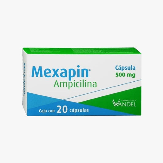 MEXAPIN C/20 CAPS. 500 MG.
