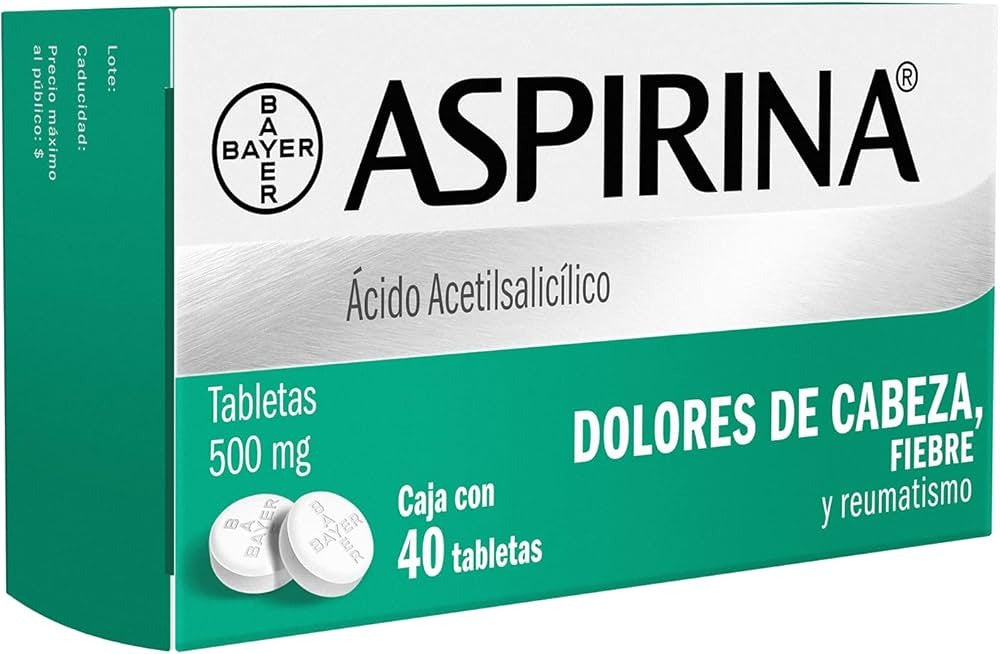 ASPIRINA c/ 40 TABS. 500 MG.