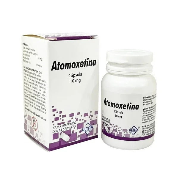 ATOMOTEXITINA C/14 CAPS 10 MG.