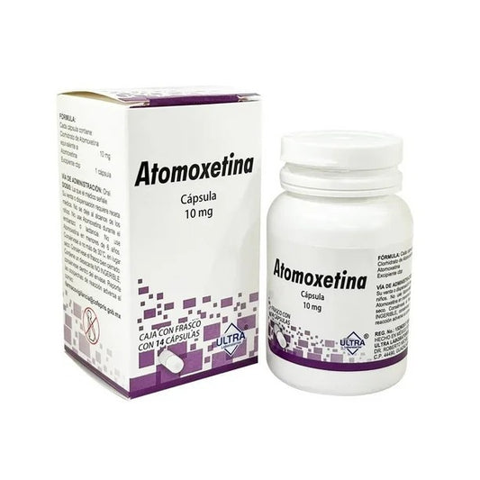 ATOMOTEXITINA C/14 CAPS 10 MG.