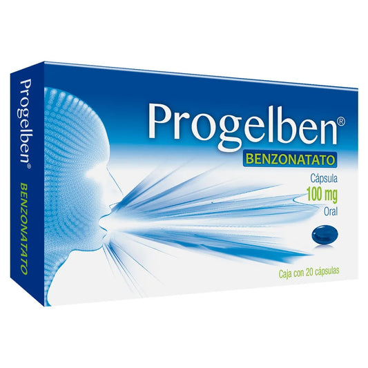 PROGELBEN C/20 CAPS. 100 MG.
