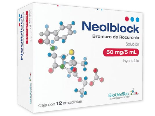 NEOLBLOCK SOL 50MG/5ML C/12 AMP.