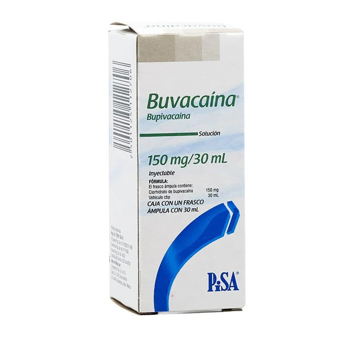 BUVACAÍNA SOL. INY. C/1 FCO. AMP. 150 MG/30 ML.
