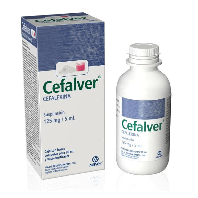 CEFALVER SUSP. FCO. 90 ML. 125 MG/5 ML.