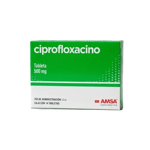 CIPROFLOXACINO C/14 TABS. 500 MG.