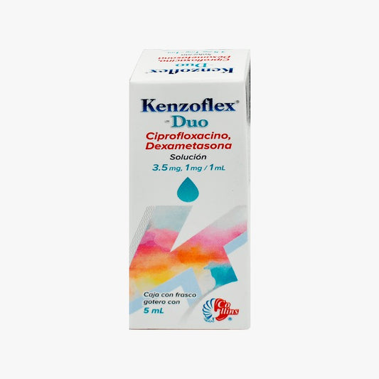 KENZOFLEX DUO SOL. OFTALMICA FCO. GOTERO 5 ML. 3.5-1 MG/1 ML.