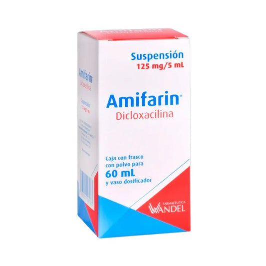 AMIFARIN SUSP. FCO. 60 ML. 125 MG/5 ML.