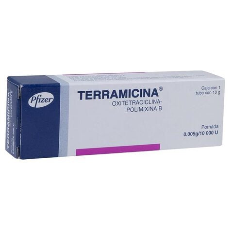 TERRAMICINA UNGÜENTO OFTÁLMICO TUBO C/10 G. 0.005 G/10,000 U.