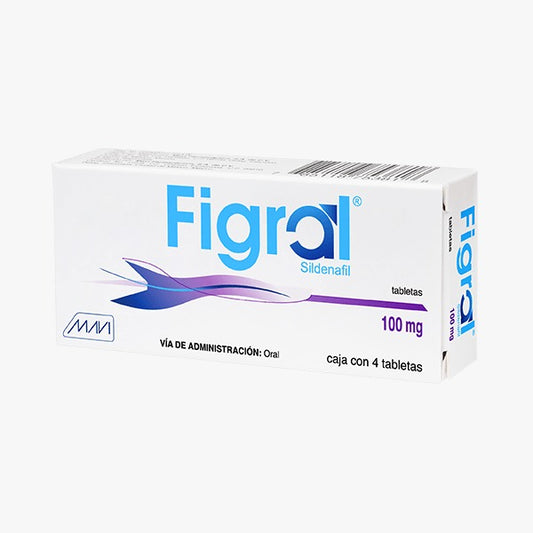 FIGRAL C/ 4 TABS. 100 MG.