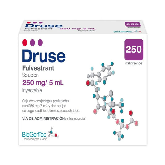 DRUSE SOL. INY. 250MG/5ML.