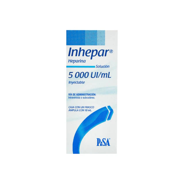 INHEPAR 5000UI/ML F.A. 5 ML