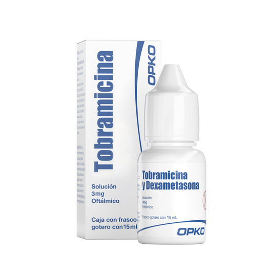 TOBRAMICINA SOL. OFT. FCO. GOTERO 15 ML. 3 MG/1 ML.